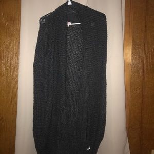 Gray Knitted Cardigan